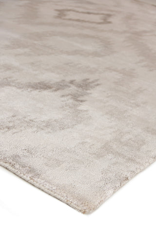 Exquisite Rugs Bamboo Silk 5162 Light Silver/Gray Area Rug Corner Image