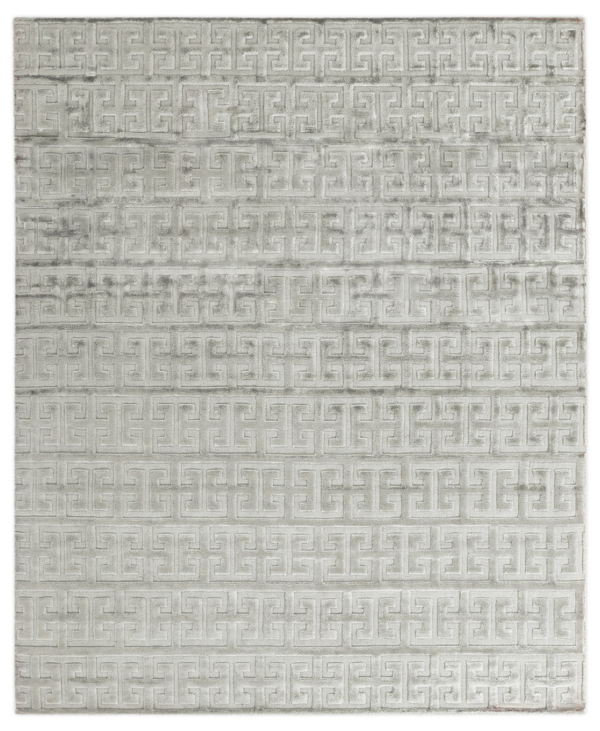 Exquisite Rugs Smooch Geo 5163 Silver Area Rug main image