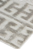 Exquisite Rugs Smooch Geo 5163 Silver Area Rug Corner Image