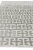 Exquisite Rugs Smooch Geo 5163 Silver Area Rug Closeup Image