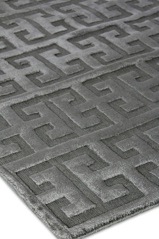 Exquisite Rugs Kingsley 5165 Aqua Area Rug Corner Image
