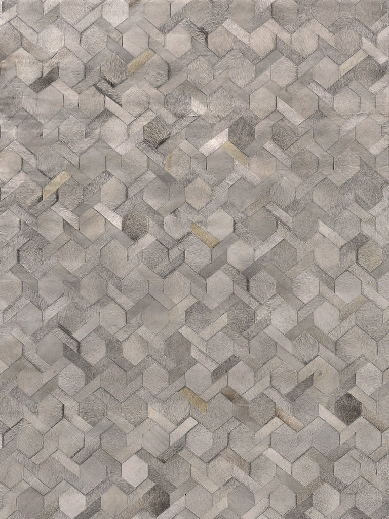 Exquisite Rugs Natural Hide 5167 Silver Area Rug main image