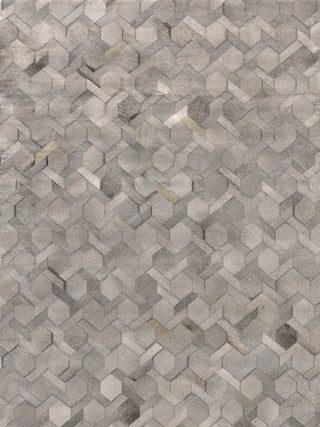 Exquisite Rugs Natural Hide 5167 Silver Area Rug main image