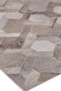 Exquisite Rugs Natural Hide 5167 Silver Area Rug Corner Image