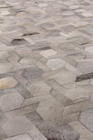 Exquisite Rugs Natural Hide 5167 Silver Area Rug Pile Image