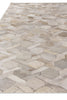 Exquisite Rugs Natural Hide 5168 Ivory Area Rug Closeup Image