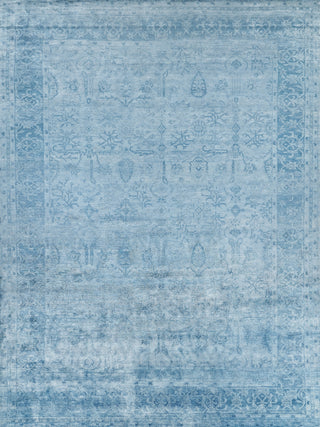 Exquisite Rugs Antique'd Silk 5171 Blue Area Rug main image