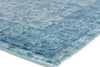 Exquisite Rugs Antique'd Silk 5171 Blue Area Rug Corner Image