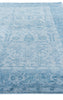 Exquisite Rugs Antique'd Silk 5171 Blue Area Rug Closeup Image