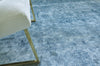Exquisite Rugs Antique'd Silk 5171 Blue Area Rug Lifestyle Image Feature