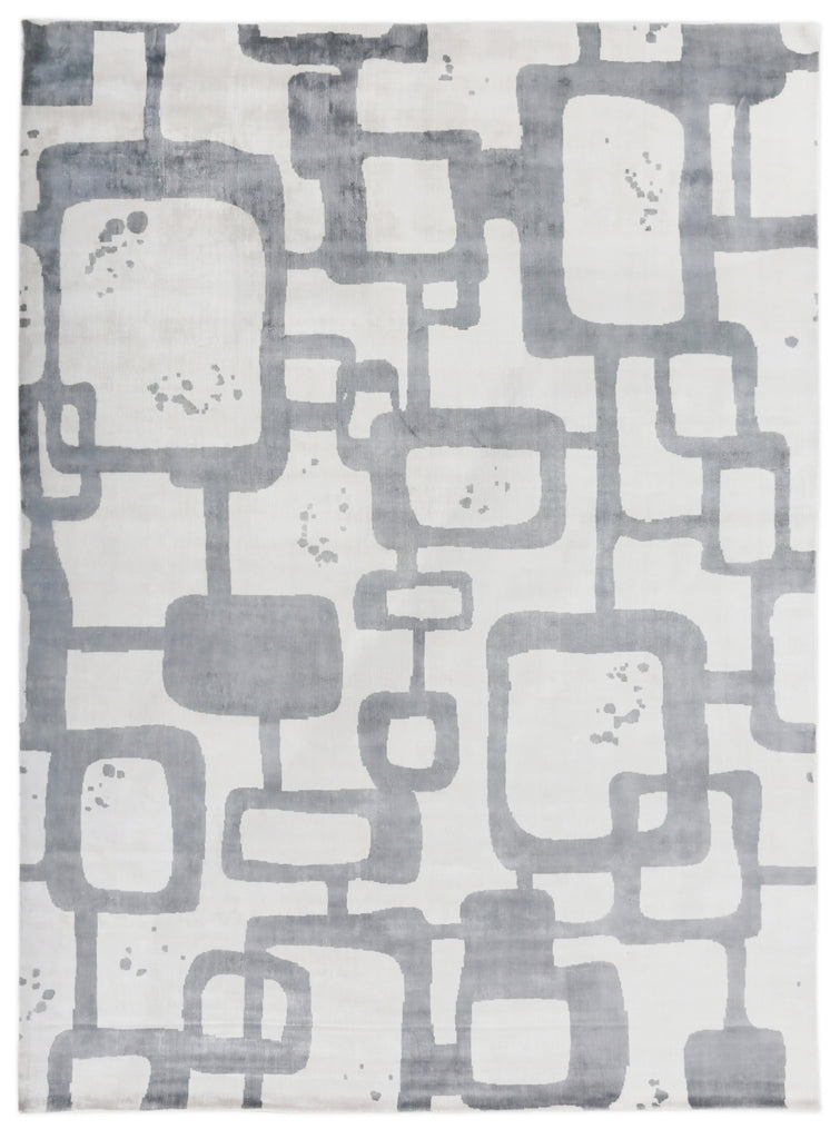 Exquisite Rugs Koda 5179 Ivory/Silver Area Rug main image