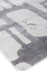 Exquisite Rugs Koda 5179 Ivory/Silver Area Rug Corner Image