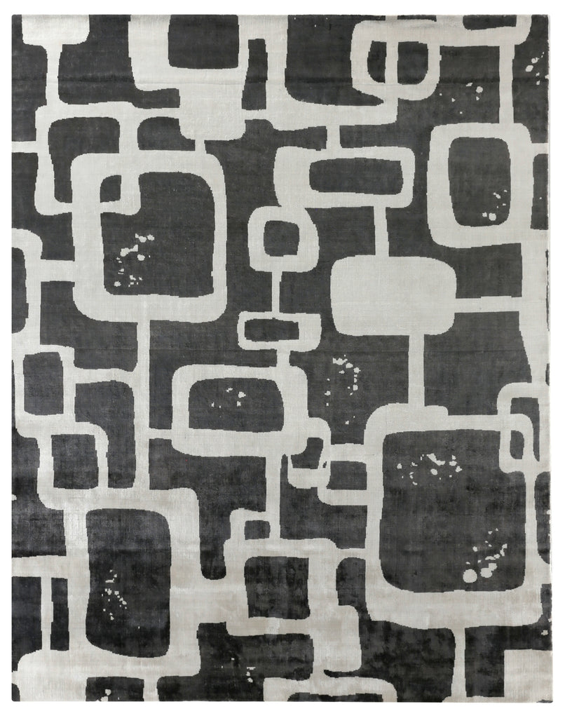 Exquisite Rugs Koda 5180 Ivory/Charcoal Area Rug main image