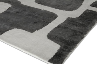 Exquisite Rugs Koda 5180 Ivory/Charcoal Area Rug Corner Image