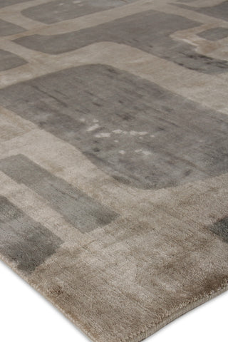 Exquisite Rugs Koda 5182 Gray/Taupe Area Rug Corner Image