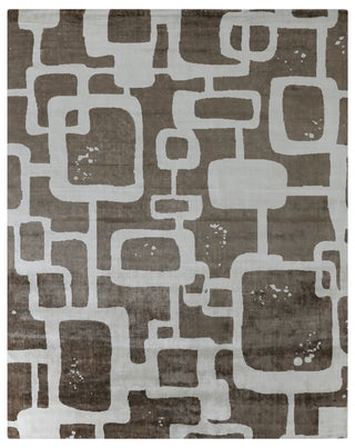 Exquisite Rugs Koda 5183 Brown/Silver Area Rug main image