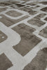 Exquisite Rugs Koda 5183 Brown/Silver Area Rug Lifestyle Image Feature