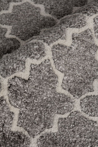Exquisite Rugs Lux Look 5188 Gray Area Rug Lifestyle Image Feature