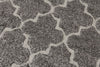 Exquisite Rugs Lux Look 5188 Gray Area Rug Detail Image