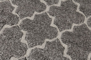 Exquisite Rugs Lux Look 5188 Gray Area Rug Detail Image