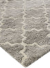 Exquisite Rugs Lux Look 5189 Silver Area Rug Corner Image