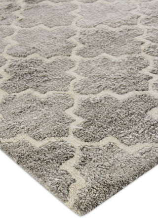 Exquisite Rugs Lux Look 5189 Silver Area Rug Corner Image