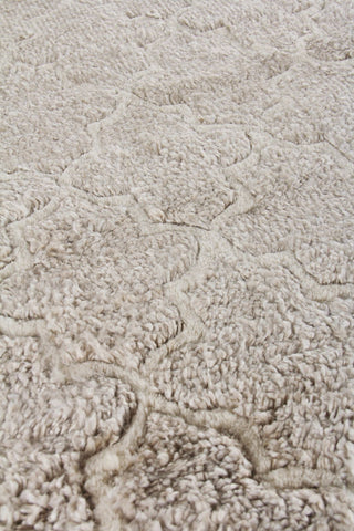 Exquisite Rugs Lux Look 5190 Beige Area Rug Closeup Image