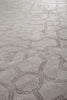 Exquisite Rugs Samara 5203 Silver Area Rug Lifestyle Image Feature