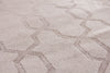 Exquisite Rugs Samara 5222 Light Silver Area Rug Corner Image