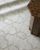 Exquisite Rugs Samara 5222 Light Silver Area Rug Lifestyle Image Feature