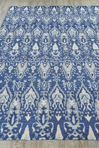 Exquisite Rugs Sarasota 5251 Navy/Gray Area Rug Closeup Image