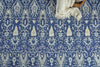 Exquisite Rugs Sarasota 5251 Navy/Gray Area Rug Detail Image