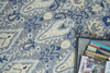 Exquisite Rugs Sarasota 5252 Gray/Light Blue Area Rug Lifestyle Image Feature