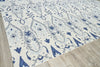 Exquisite Rugs Sarasota 5254 Ivory/Gray Area Rug Corner Image