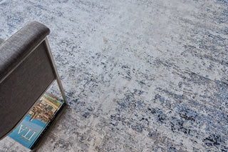 Exquisite Rugs Intrigue 5260 Gray/Navy/Blue Area Rug by The Met Lifestyle Image Feature