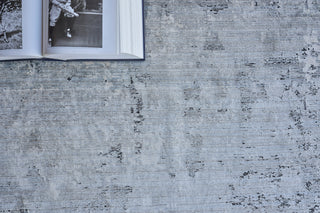 Exquisite Rugs Intrigue 5264 Gray/Ivory/Blue Area Rug by The Met Lifestyle Image Feature