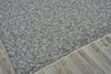 Exquisite Rugs Kaza 5301 Charcoal/Gray Area Rug Corner Image