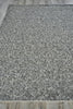 Exquisite Rugs Kaza 5301 Charcoal/Gray Area Rug Closeup Image