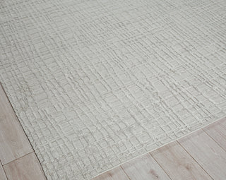 Exquisite Rugs Crescendo 5325 Silver Area Rug Corner Image