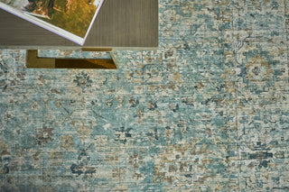 Exquisite Rugs Kensington 5339 Blue Area Rug Detail Image