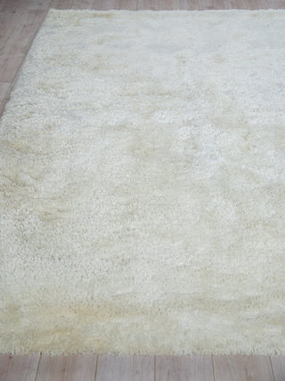 Exquisite Rugs Sumo Shag 5341 White Area Rug Closeup Image