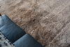 Exquisite Rugs Sumo Shag 5342 Taupe Area Rug Detail Image