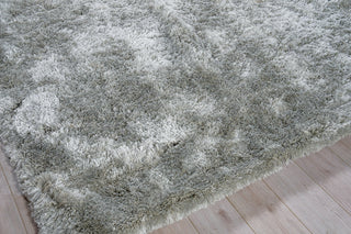 Exquisite Rugs Sumo Shag 5345 Gray Area Rug Corner Image