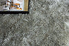 Exquisite Rugs Sumo Shag 5345 Gray Area Rug Detail Image