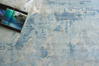 Exquisite Rugs Mineral 5357 Blue Area Rug Detail Image