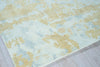 Exquisite Rugs Mineral 5361 Silver/Gold Area Rug Corner Image