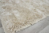 Exquisite Rugs Sumo Shag 5382 Ivory Area Rug Corner Image