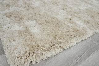 Exquisite Rugs Sumo Shag 5382 Ivory Area Rug Corner Image