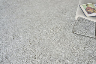 Exquisite Rugs Merino 5392 Silver Area Rug Detail Image