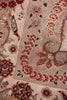 Exquisite Rugs Super Fine Tabriz 5412 Black/Ivory Area Rug Closeup Image